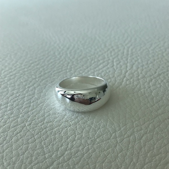 925 Sterling Silver Statement Dome Ring - Picture 3 of 4